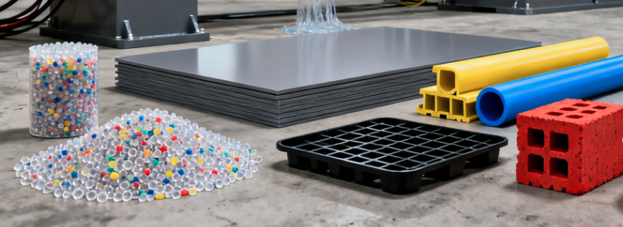 Products You Can Make with Recycling Extruders Produkte, die Sie mit Recycling-Extrudern herstellen können